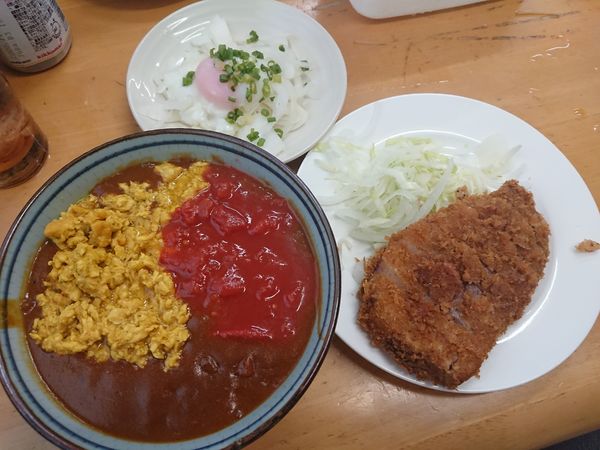 「【10月限定】キーマ風カレーS（ビーフカツ ランクアップ）他」@MENYA 食い味の道有楽の写真