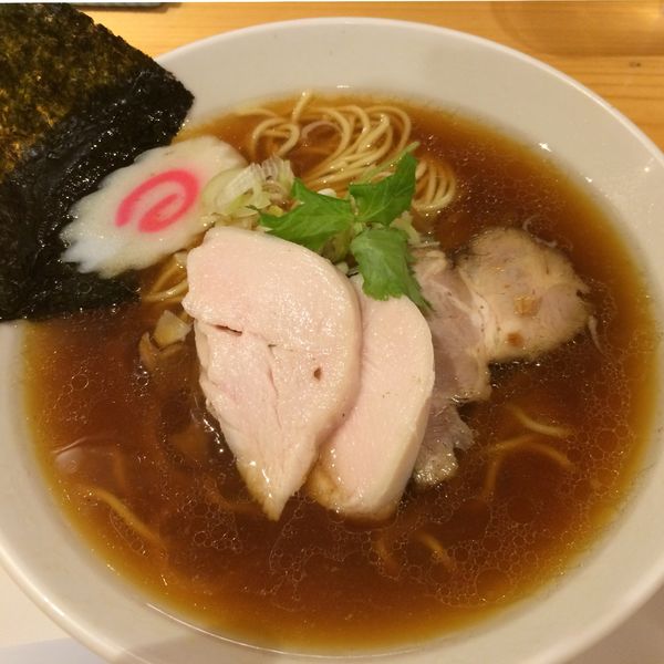 「大山鶏中華そば(並)800円」@麺屋 薫風の写真