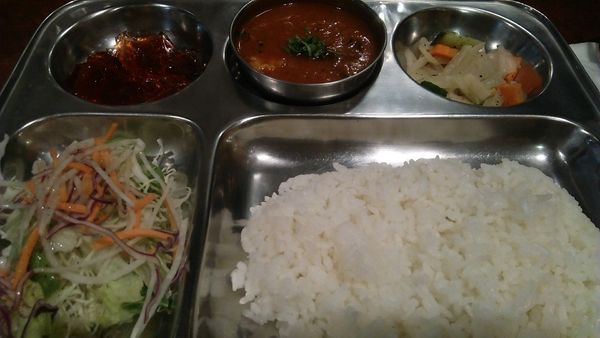 「シングルカレーセット 960円」@シターラ・ダイナー エキュート上野店の写真
