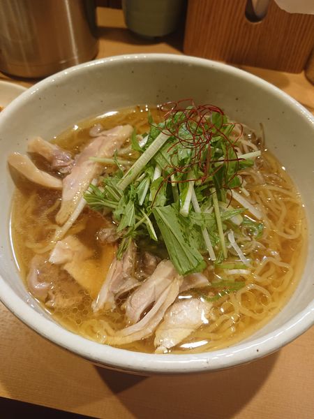 「鶏中華（温）」@肉そば 鶏中華 最上川の写真