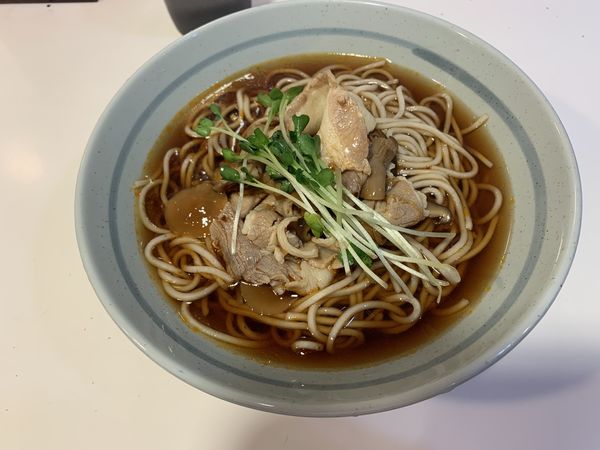 「きのこラー油そば 490円」@爽亭 国分寺店の写真