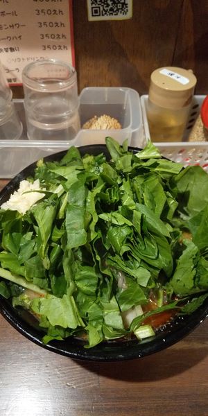 「辛味噌ラーメン(全マシ)750円」@麺や 神笑の写真