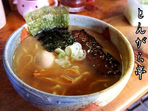 「和風とんこつらーめん￥700」@とんがら亭 東大和店の写真