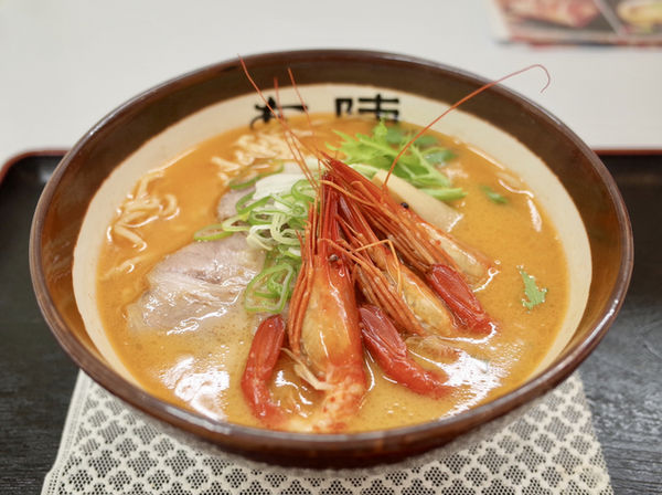 「尾岱沼産北海しまえびそば…1388円」@味噌ラーメン あら陣 総本店の写真