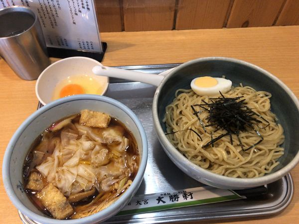「きのこワンタンつけ麺」@大宮大勝軒の写真