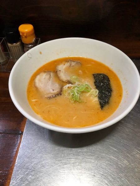 「豚骨ピリ辛」@ひかりラーメンの写真