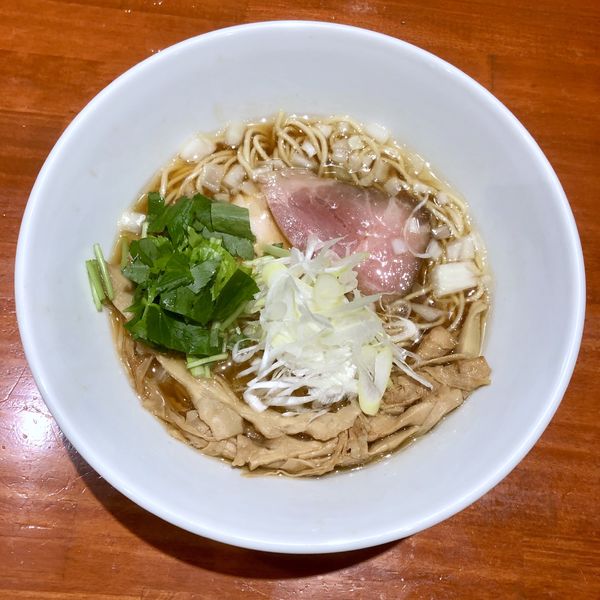 「【限定】二段仕込煮干しそば ￥800」@中華そば 輝羅の写真