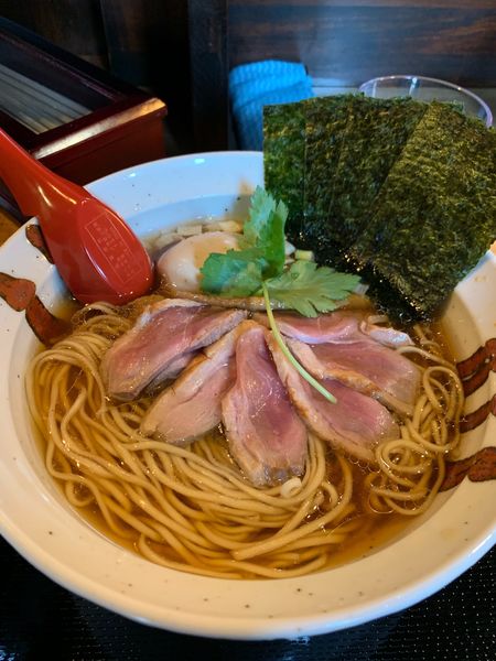 「鴨清湯醤油ラーメン 特製」@鴨麺 あら井の写真