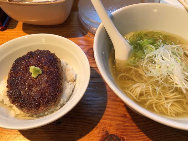「朝らー定食 歌丸」@らーめん芝浜の写真