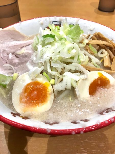 「醤油味玉子らーめん」@こってりらーめん なりたけ 幕張店の写真