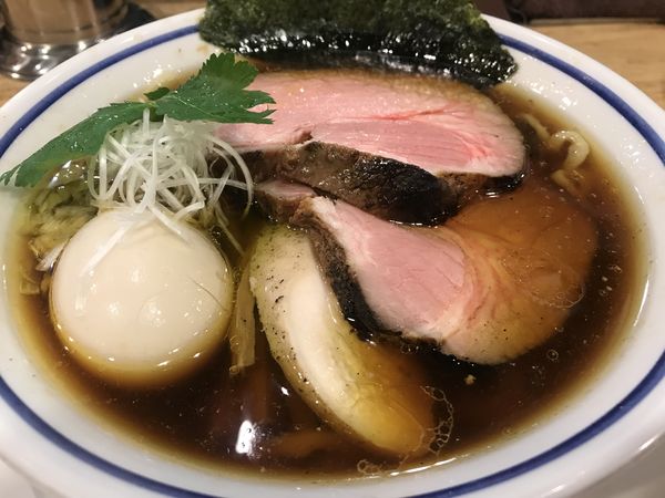 「特製中華そば醤油 1,100円」@手打式超多加水麺 ののくらの写真