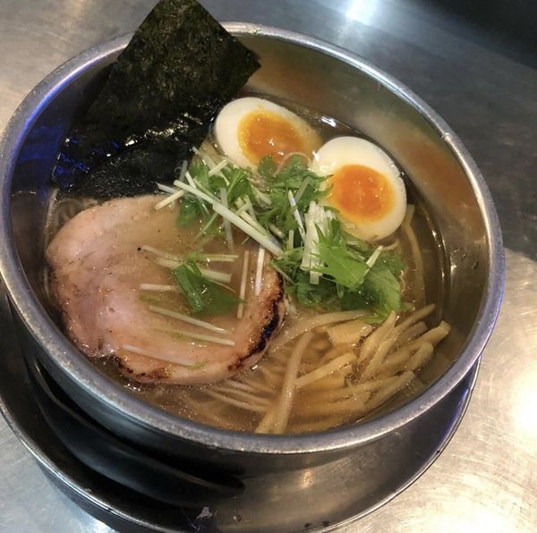 「煮卵ラーメン　まろ味」@ZUND-BARの写真