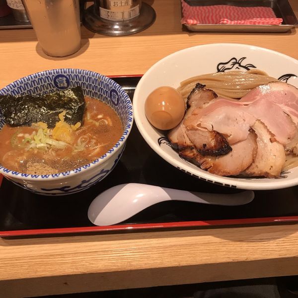 「濃厚特製つけ麺　大」@松戸富田麺業 千葉駅構内店の写真
