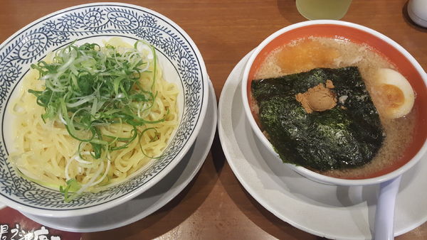 「肉そばつけ麺」@丸源ラーメン 千葉寺店の写真