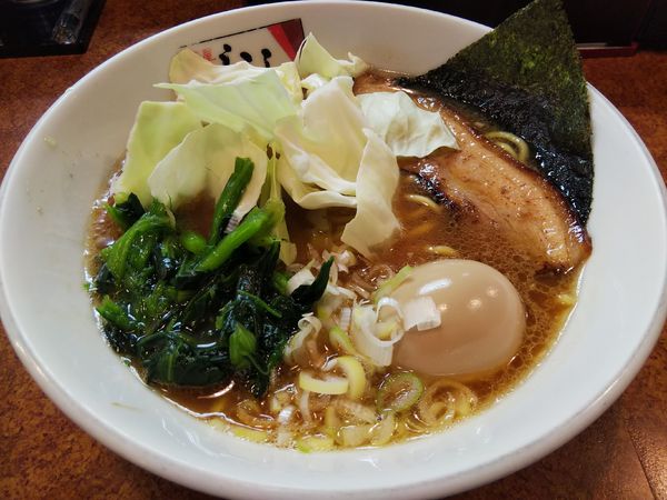 「醤油豚骨ラーメン　＋味玉：クーポン券」@麵屋 しるしの写真