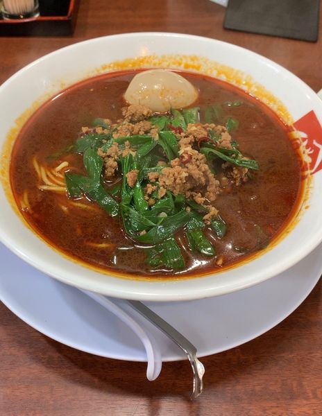 「タイワンラーメン 味玉」@ラーメンばんだいの写真
