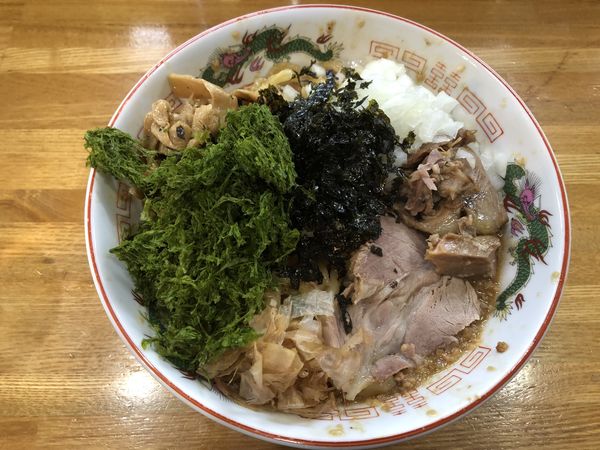 「油そば特盛」@中華そば136の写真