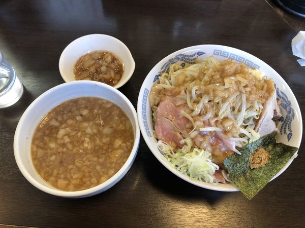 「つけ麺大ローストポーク」@ラーメンどでん 大宮店の写真