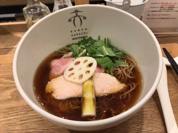 「鶏清湯醤油」@案山子の写真