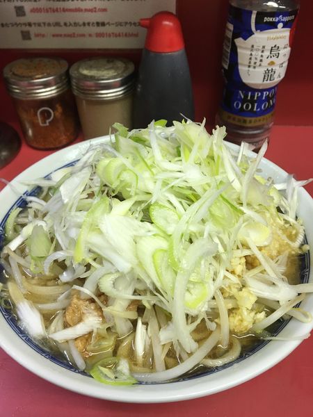 「小ラーメン＋ねぎ」@ラーメン二郎 桜台駅前店の写真