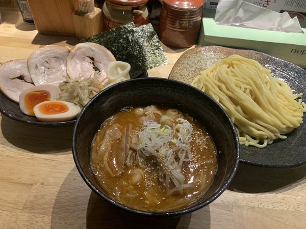 「味噌辛つけ麺」@つけ麺屋 やすべえ 渋谷店の写真