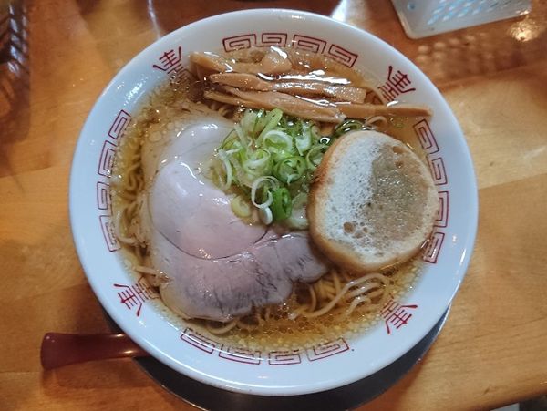 「あっさり 細ストレート麺　500円」@長尾中華そば 中央店の写真