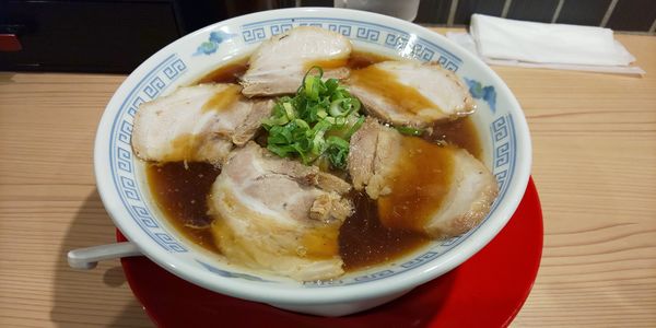 「黒煮干し中華そば」@麺処若武者 ASAKUSA 〜FUKUSHIMA NOODLE STYLE〜の写真