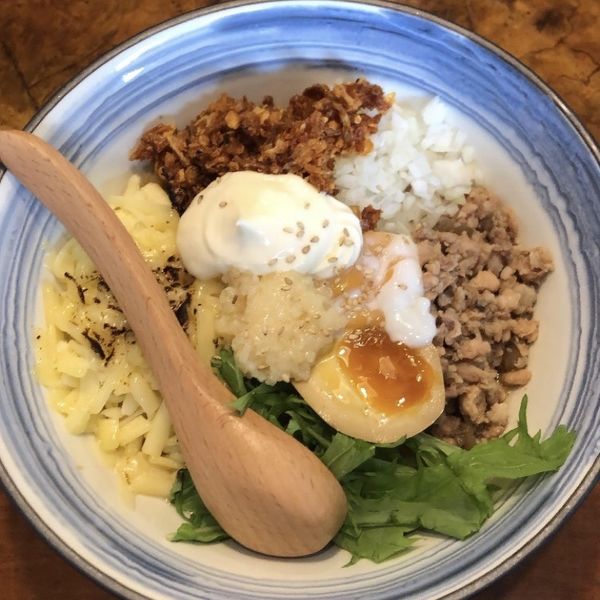 「学生まぜそば(500円)」@まぜそば専門店 イトちゃんの写真