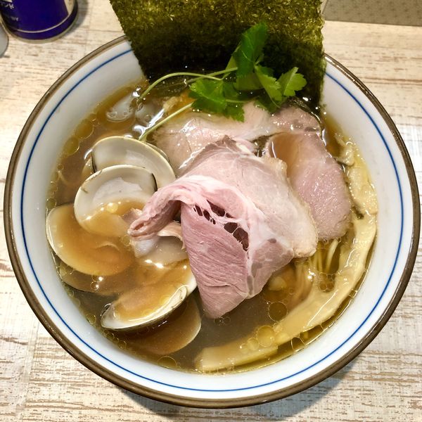 「蛤そば (濃口ver.) ￥980」@中華そば 四つ葉の写真