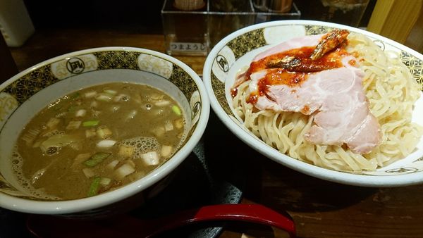 「【昼】煮干つけめん」@すごい煮干ラーメン凪 渋谷東口店の写真