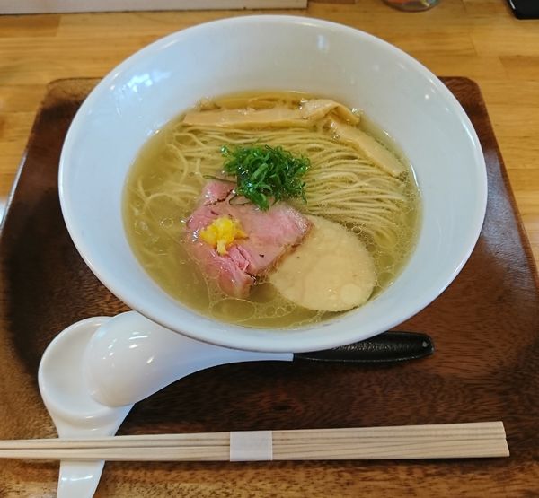「柚子塩らぁ麺(800円)」@入鹿（IRUCA）-Tokyo-の写真