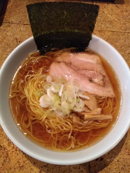 「あっさり醤油 (ねぎ油入り) 730円」@きくちひろきの写真