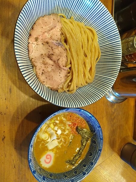「味噌海老つけ麺（全粒粉麺）」@俺の麺 春道の写真