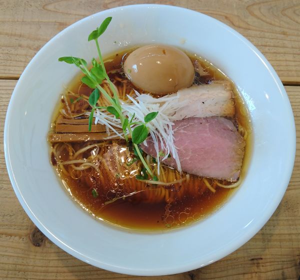 「味玉 kiri_soba 流山本みりん醤油」@The Noodles & Saloon Kiriyaの写真