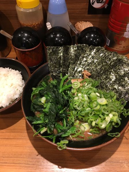 「青ねぎ海苔ラーメン」@横浜家系らーめん 輝道家の写真