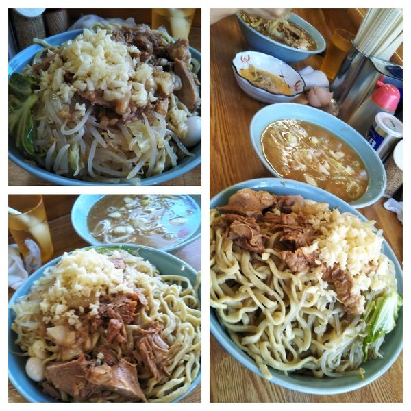 「つけ麺＋ちょい増し（600㌘、ニンニク、アブラ）」@ラーメン そらの写真