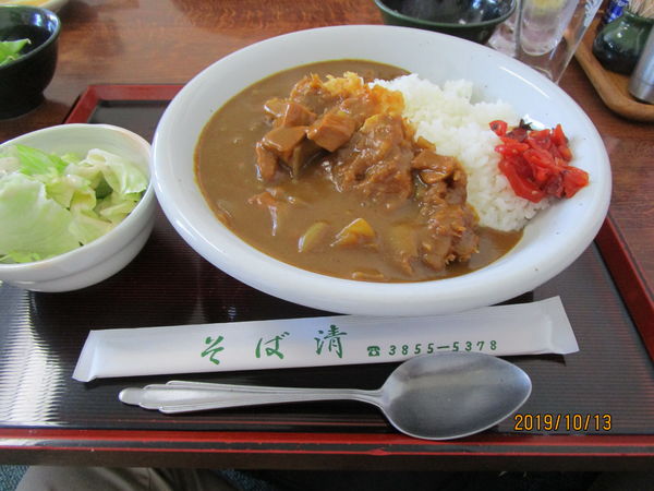 「カツカレーライス 1000円」@そば清の写真