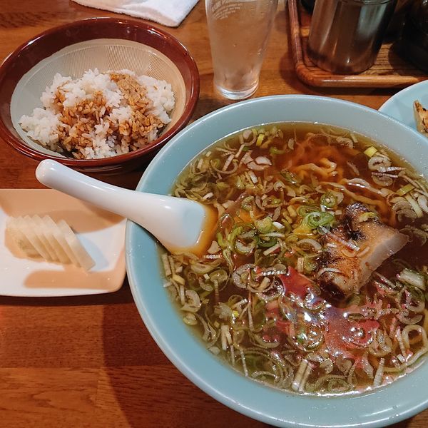 「ラーメンセット1100円」@丸信ラーメン 行田店の写真