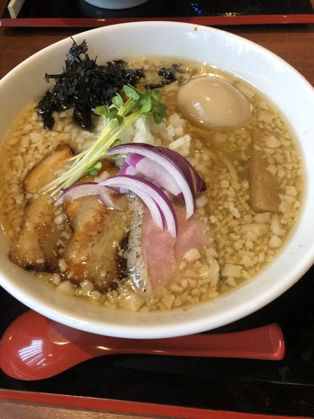 「特製 背脂 煮干しラーメン」@中華そば 蓮の華の写真
