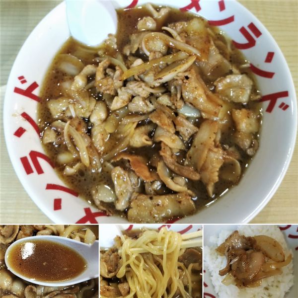 「焼肉ラーメン＋小ライス＝1480円」@らーめんランド 浅草大門店の写真