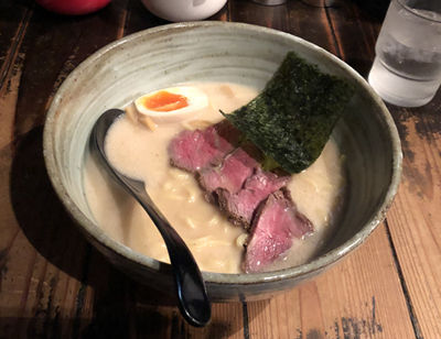 「牛骨ラーメン（850円）」@らーめん きよつきの写真