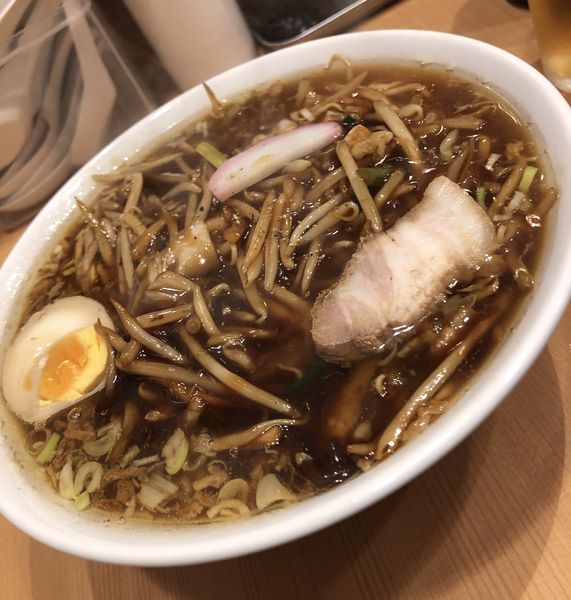 「サンマーメン850円＋🍺」@YOKOHAMA中華そば かみ山の写真