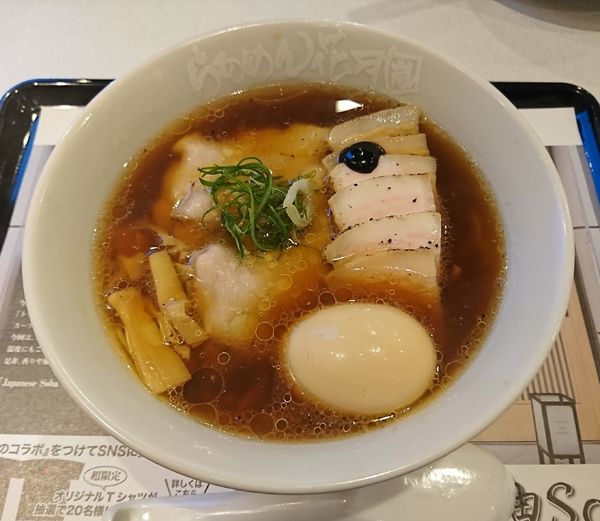 「特製醤油Soba(1220円)」@らあめん花月嵐 川越バイパス店の写真