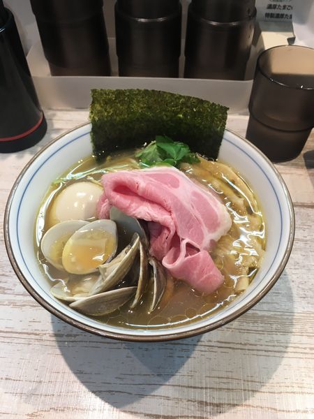 「特製 蛤そば」@中華そば 四つ葉の写真