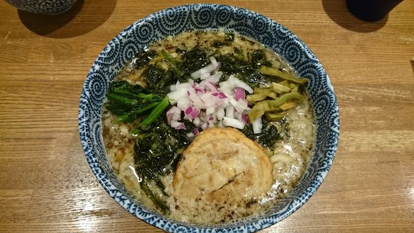 「【9月限定】背脂煮干そば（870円）」@麺恋処 爆龍の写真