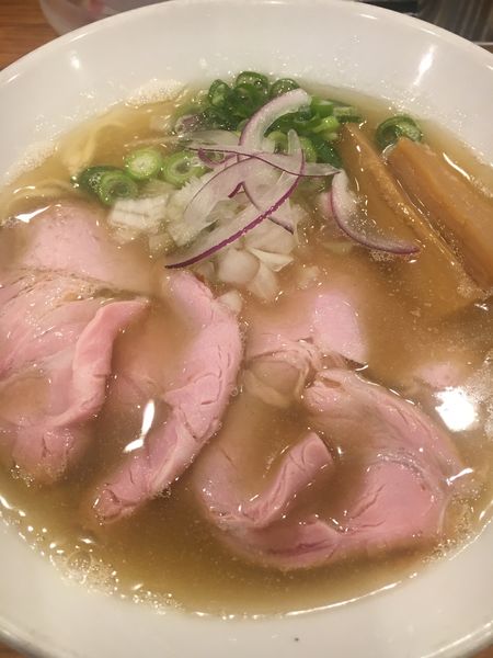 「塩ノドグロ煮干¥900」@中華そば ココカラサキゑの写真