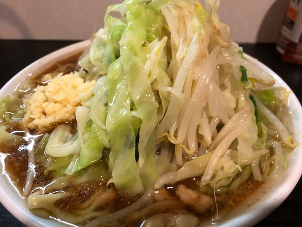 「小ラーメン＋ニンニク」@豚星。の写真