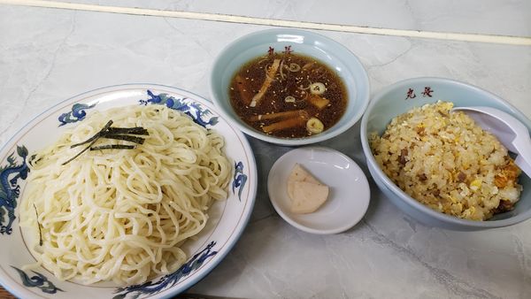 「半チャンつけ麺840円」@丸長 宮原店の写真