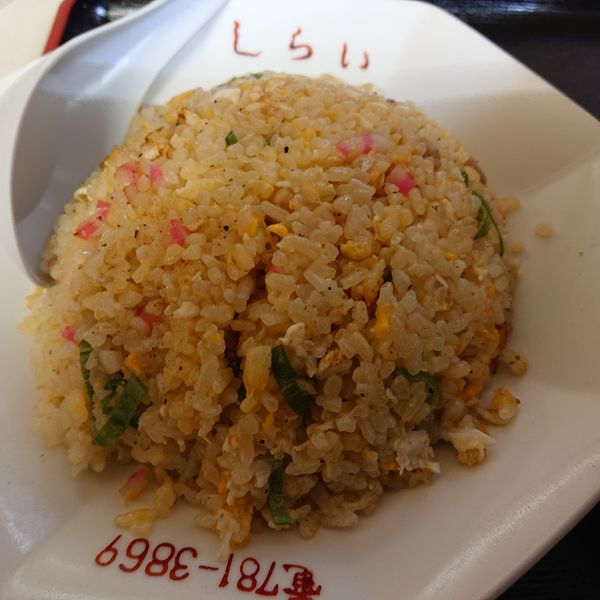 「タンメン550円、チャーハン550円」@しらいの写真