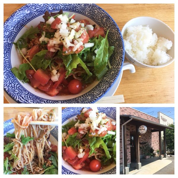 「夏季限定 冷やしトマト麺 820円、ミニライス 80円」@RA-MEN Kanucha屋の写真